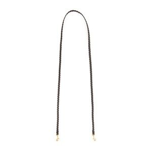 Clare V. - Mini Braided Crossbody Strap in Black